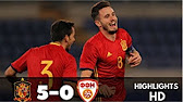 Highlights: U21 Tây Ban Nha 5-0 U21 Macedonia (Bảng B U21 Châu Âu)