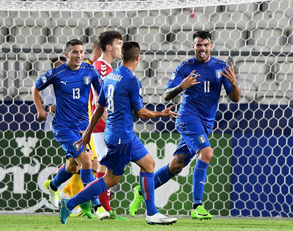 Siêu phẩm "xe đạp chổng ngược" của Pellegrini vào lưới U21 Đan Mạch