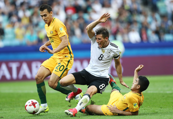 Màn rượt đuổi tỉ số nghẹt thở giữa Đức và Australia trên SVĐ thành phố Sochi