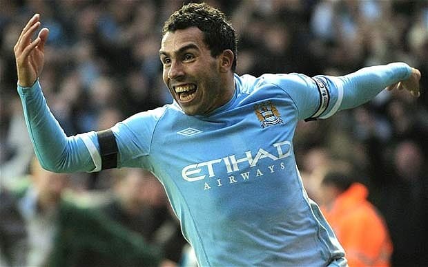 Ảnh bài viết Carlos Tevez thời còn khoác áo Man City