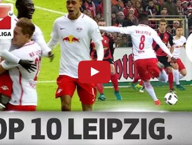 Ảnh bài viết Top 10 bàn thắng đẹp nhất của RB Leipzig mùa 2016/17