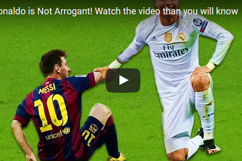 Ảnh bài viết Cristiano Ronaldo không hề kiêu ngạo