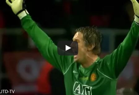 Ảnh bài viết Khả năng bắt penalty cực đỉnh của Edwin van der Sar