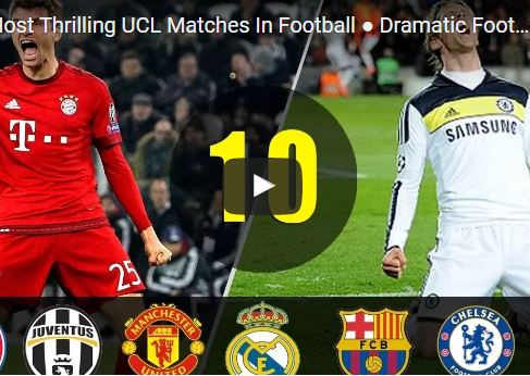 Ảnh bài viết 10 trận đấu kịch tính nhất trong lịch sử Champions League