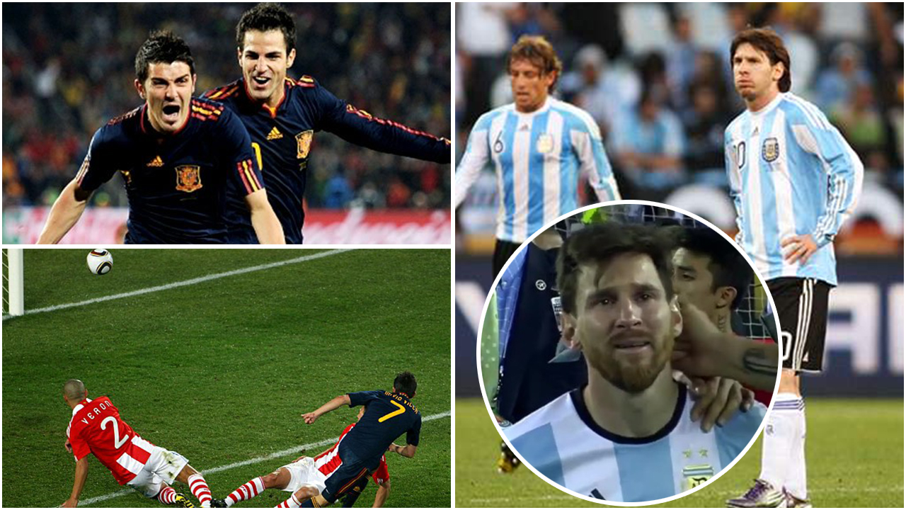 Vào ngày này |3.7| Argentina "ăn hành" và bàn thắng "bá đạo của David Villa