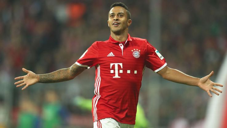 Nhìn lại mùa giải 2016/17 của Thiago Alcantara