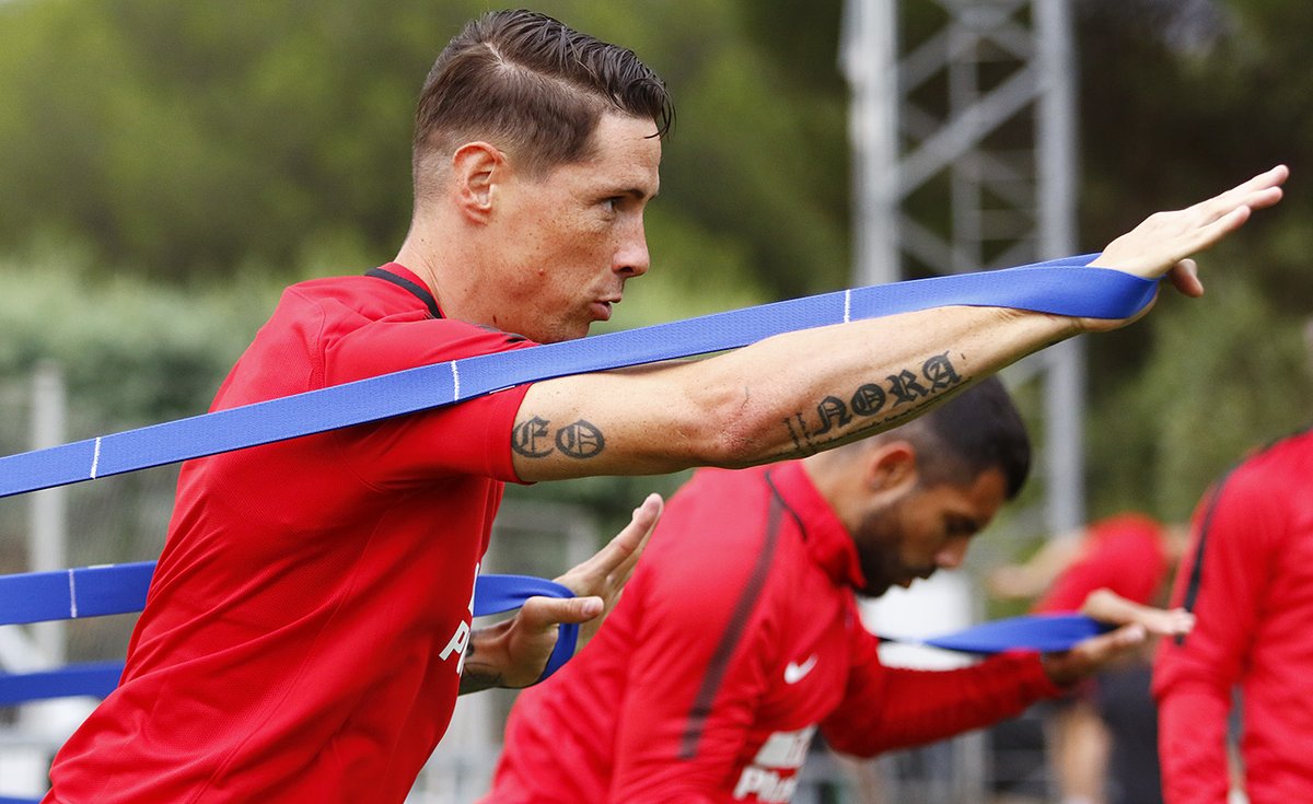 Ảnh bài viết Soái ca Torres cùng Atletico Madrid ngày đầu trở lại tập luyện