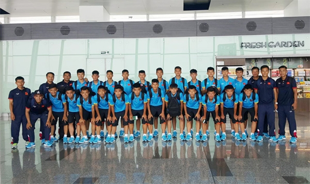 ĐT U15 Việt Nam lên đường dự giải U15 Đông Nam Á 2017