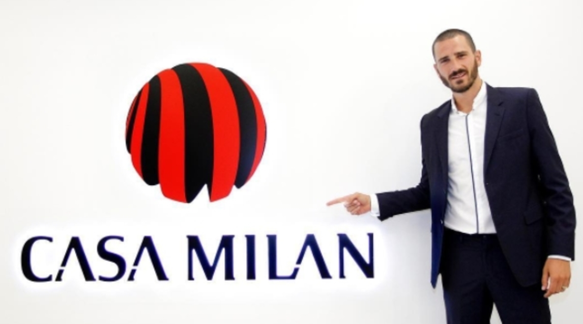 Ảnh bài viết Bonucci cười không ngớt ngay từ khi đặt chân tới Milan