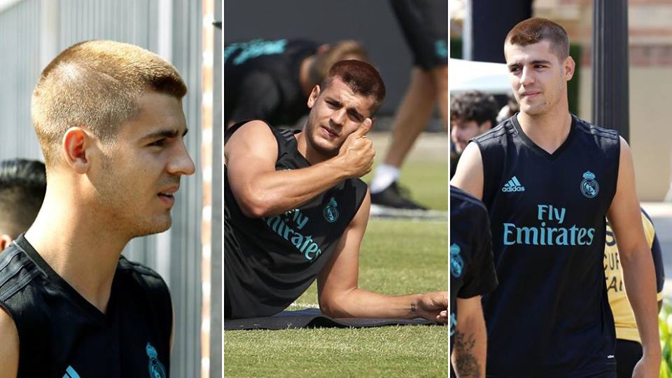 Morata xuống tóc, vì hận Man Utd?