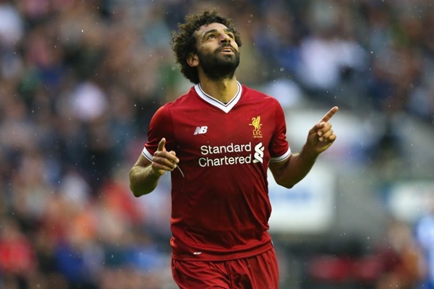 Salah 'mở hàng', Liverpoool thoát thua trước Wigan