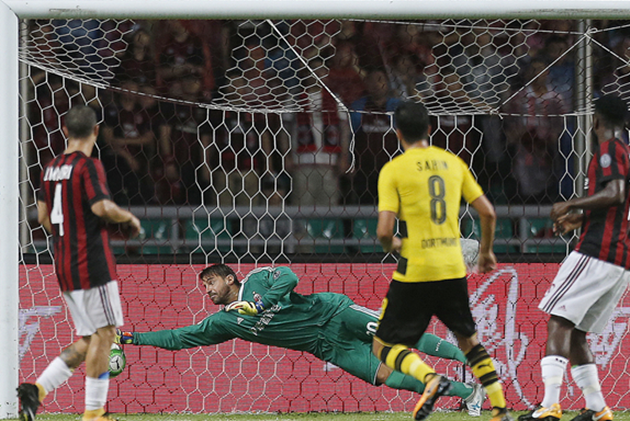 Aubameyang lập cú đúp, Dortmund nhàn nhã hạ AC Milan