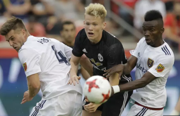 Sao trẻ M.U, Scott MctomInay chơi khá hay vs Real Salt Lake