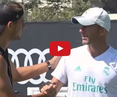 Khoảnh khắc Alvaro Motara chia tay các đồng đội ở Real Madrid