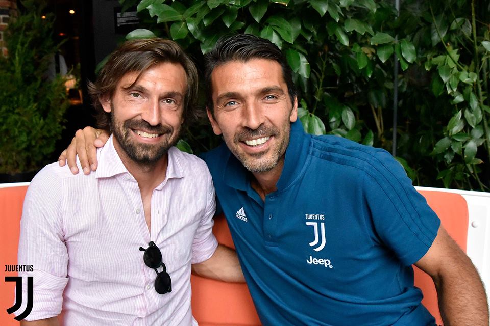 Ảnh bài viết Sang Mỹ, Buffon cười toe toét khi tái ngộ Pirlo