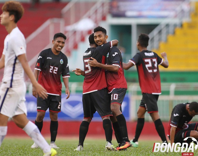 U22 Đông Timor bất ngờ khiến kế hoạch của U22 Hàn Quốc bị phá sản