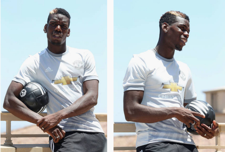 'Người mẫu' Pogba chăm chỉ tạo dáng trên sân tập của Man Utd