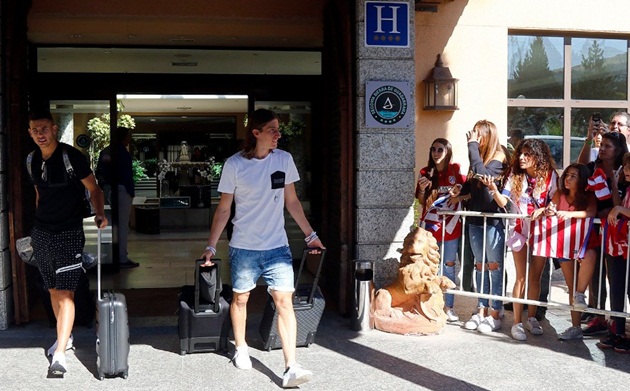 Ảnh bài viết Tập xong buổi cuối, Atletico lên đường sang Mexico