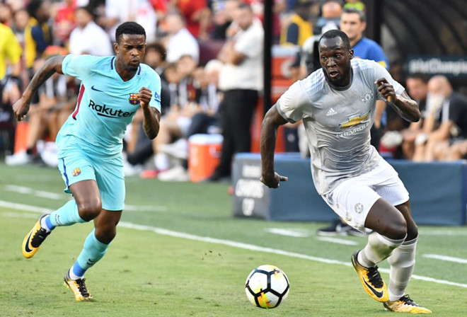 Màn trình diễn của Romelu Lukaku vs Barcelona