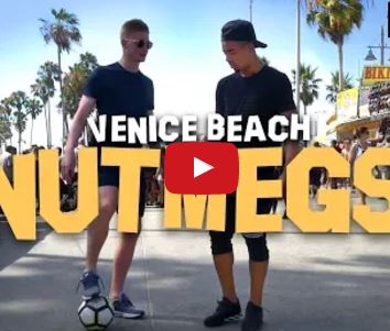 Gabriel Jesus và Kevin De Bruyne phô diễn kĩ thuật trên đường phố Los Angeles