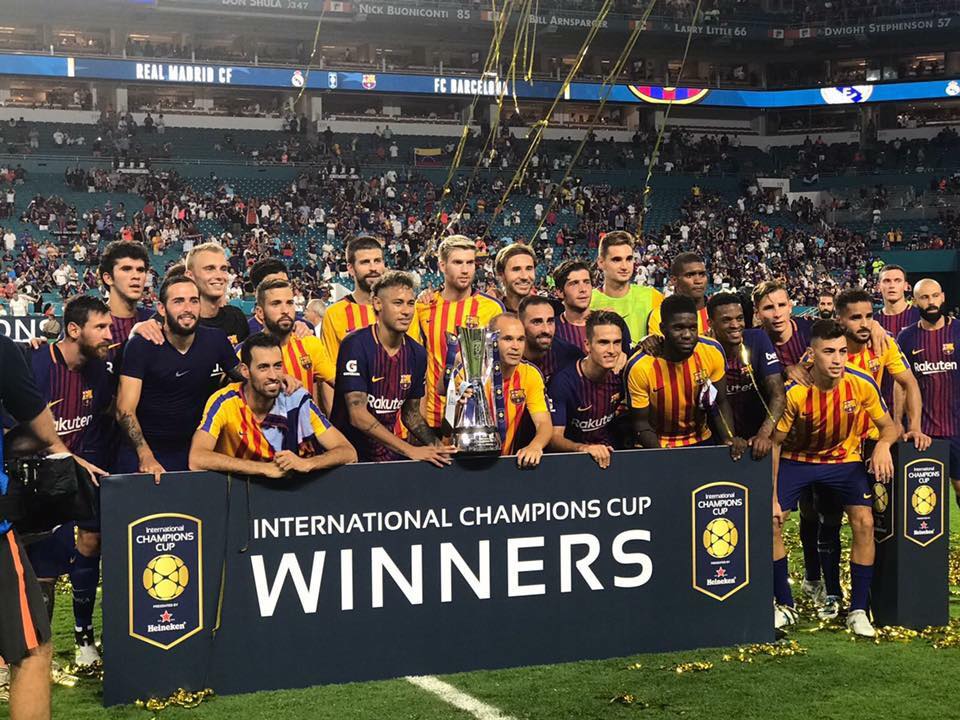 Thắng Siêu kinh điển với mưa bàn thắng, Barca vô địch ICC thuyết phục