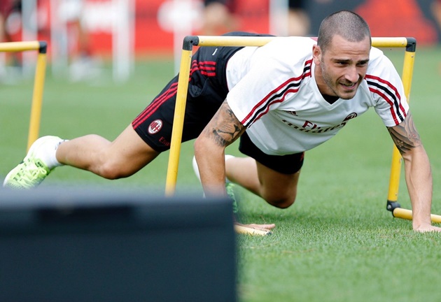 Ảnh bài viết Bonucci và đồng đội "khóc thét" với bài tập của Montella