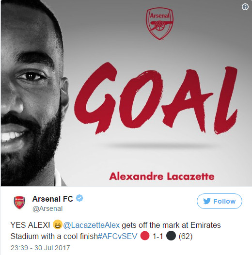 Ảnh bài viết Lacazette! Chào mừng tới 'nhà thương' Arsenal