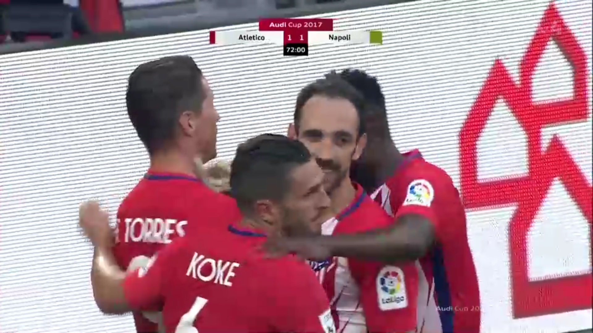 Highlights: Atlético Madrid 2-1 Napoli (Audi Cup 2017)