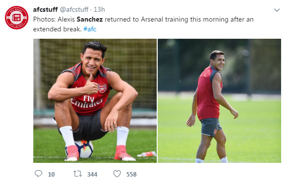 Ảnh bài viết Sanchez trở lại, fan khẩn cầu Arsenal ký hợp đồng
