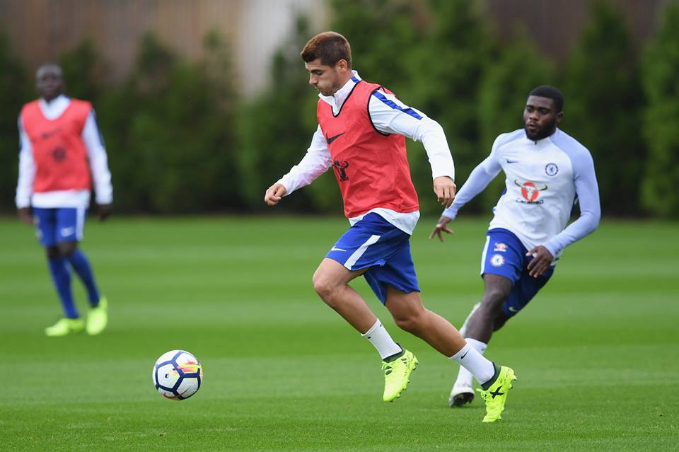 Ảnh bài viết Morata tập sung sức, chờ sút tung lưới Arsenal