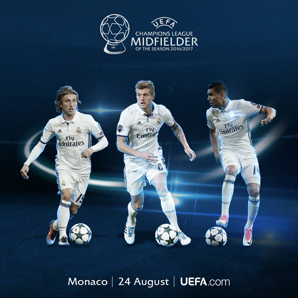 Công bố danh sách đề cử Cầu thủ xuất sắc nhất Champions League và Europa League