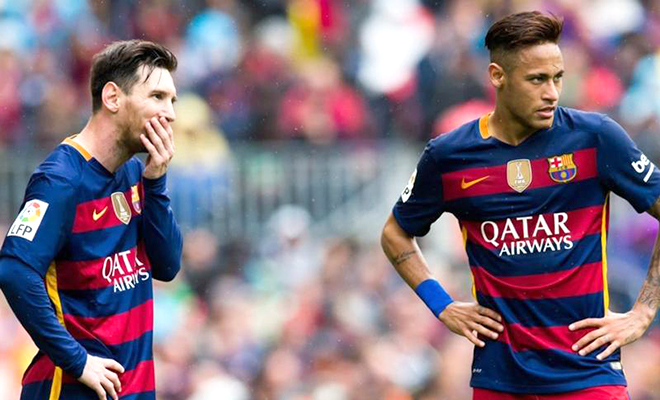 Neymar không muốn núp bóng Messi