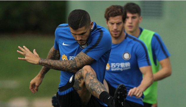 Ảnh bài viết Icardi tập luyện điên cuồng trước thềm mùa giải mới