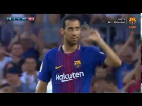 Đẳng cấp của Sergio Busquets vs Chapecoense