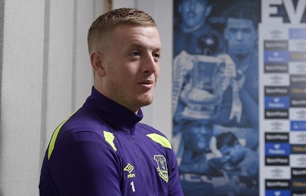 Ảnh bài viết Jordan Pickford hồi hộp chờ trận đấu chính thức cho Everton