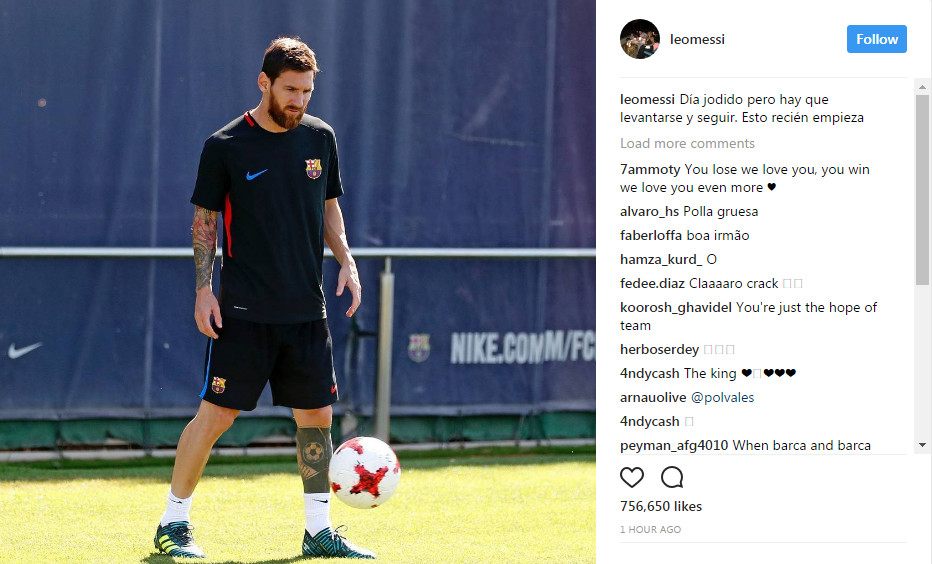 Paulinho vừa tới, Messi lập tức văng tục
