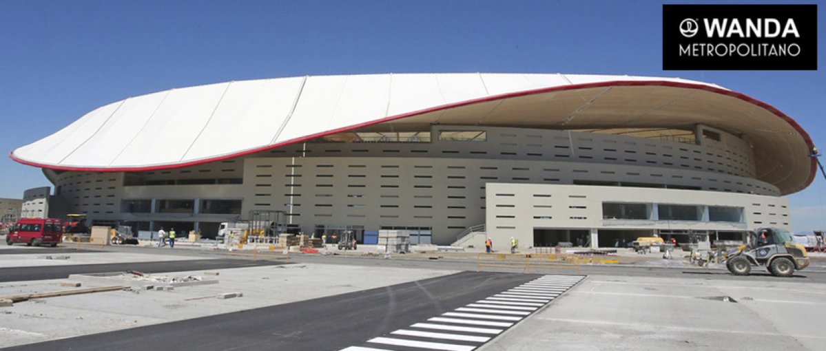 Siêu sân vận động mới của Atletico sắp hoàn tất