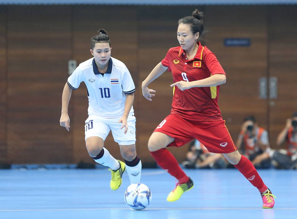 ĐT Futsal nữ Việt Nam thua đau trước người Thái
