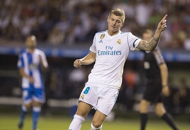 Ảnh bài viết Deportivo 0-3 Real: Siêu phẩm từ Toni Kroos
