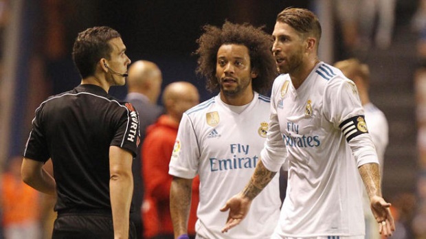 Ảnh bài viết Dính thẻ đỏ, Sergio Ramos 'chê' trọng tài La Liga