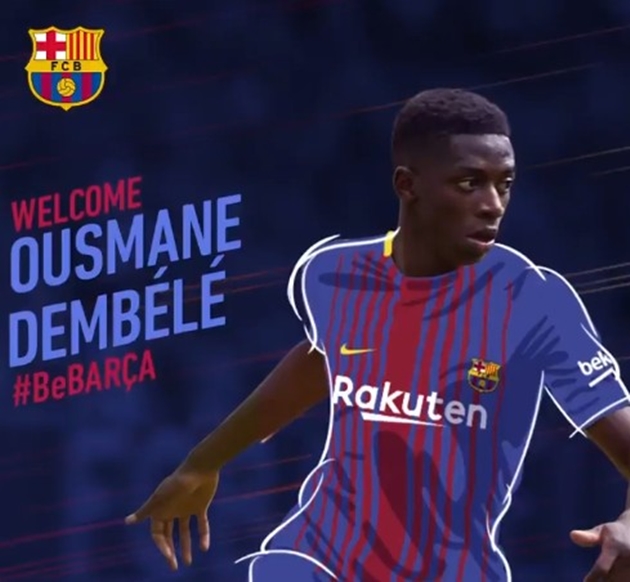 Ảnh bài viết CHÍNH THỨC: Barcelona chiêu mộ thành công Ousmane Dembele