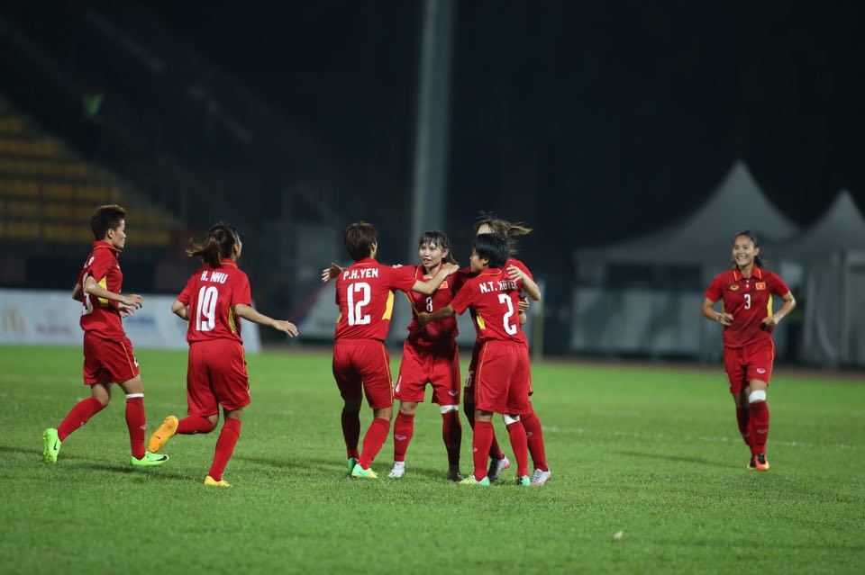 Nữ Việt Nam 6-0 Nữ Malaysia (SEA Games 29)
