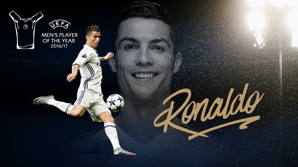 Vượt Messi, Ronaldo ẵm giải 'Cầu thủ hay nhất châu Âu' 2016/17