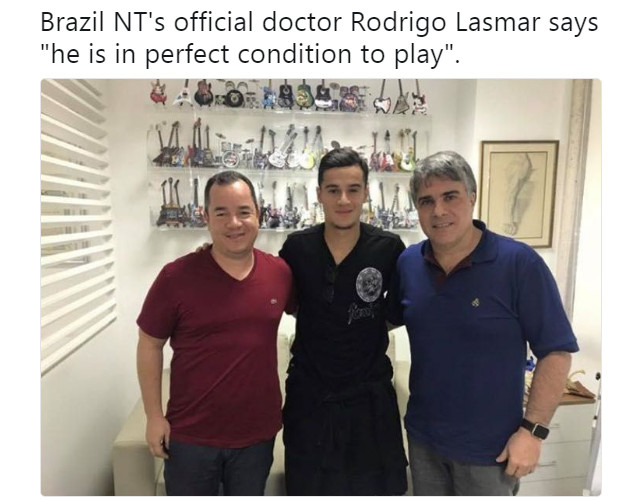 Ảnh bài viết Fan Liverpool nổi điên vì thấy Coutinho khỏe mạnh