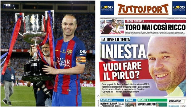 Ảnh bài viết Juventus lên kế hoạch 'cướp trắng' Iniesta từ Barca