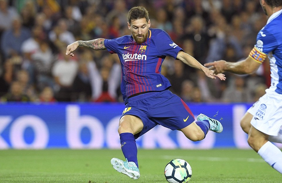 Ảnh bài viết Messi lập hat-trick, Dembele kiến tạo, Suarez ấn định chiến thắng 5 sao cho Barca