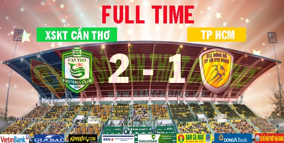 XSKT Cần Thơ 2-1 CLB TP Hồ Chí Minh (Vòng 18 V-League 2017)