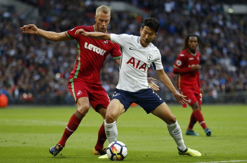 Ảnh bài viết Chiến đấu quả cảm, Swansea xuất sắc cầm hoà Tottenham tại Wembley