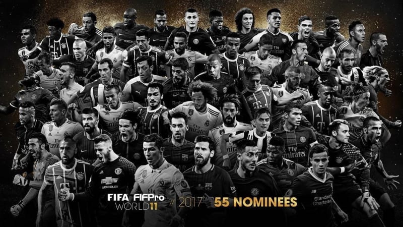 Danh sách đề cử ĐHTB FIFA 2017: Quỷ đỏ lấy lại vị thế