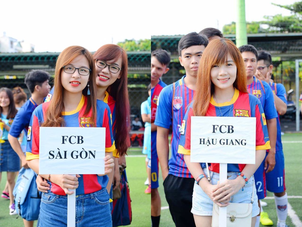 Ảnh bài viết Fan Barca Việt nhuộm 2 sắc đỏ xanh giải bóng đá Barcamania miền Nam